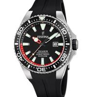 Horlogeband Festina F20664-3 Rubber Zwart - thumbnail