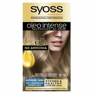 Syoss Oleo Intense 8-50 Natuurlijk Asblond Haarverf