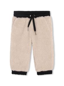 Givenchy Kids pantalon de jogging molletonné à logo brodé - Tons neutres