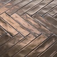 Dateg Wandtegel Handvorm Aged Bronze 5x25