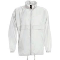 B&C Regenjas - kinderen - wit - sirocco windjas - nylon