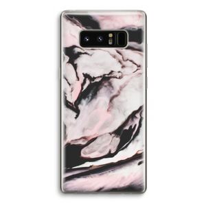 Roze stroom: Samsung Galaxy Note 8 Transparant Hoesje