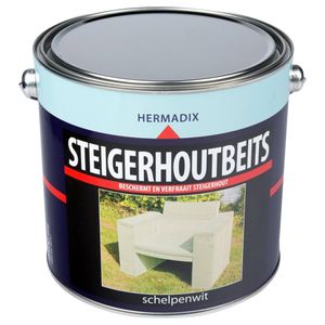 Hermadix - Steigerh.beits schelpen wit 2500 ml