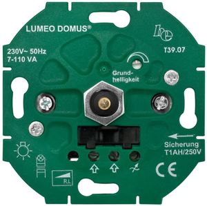 Inbouwdimmer Faseafsnij 15-150W wisselschakelaar