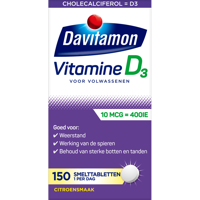 Davitamon Vitamine D 400IE Smelttabletten Citroen
