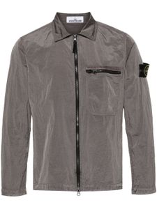 Stone Island surchemise à fermeture zippée - Gris