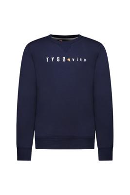 Tygo & Vito winter sweater jongens - navy blauw