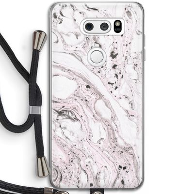 Mengelmoes: LG V30 Transparant Hoesje met koord