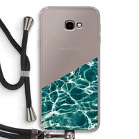 Weerkaatsing water: Samsung Galaxy J4 Plus Transparant Hoesje met koord