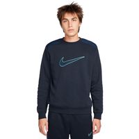 Nike Sportswear Fleece Crew Sweater Donkerblauw - thumbnail