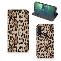 Motorola G8 Plus Hoesje maken Leopard