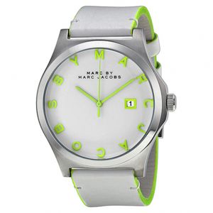 Horlogeband Marc by Marc Jacobs MBM1247 Leder Wit