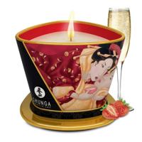Shunga Massagekaars - Aardbei Sprankelende Wijn - 5.7 oz / 170 ml