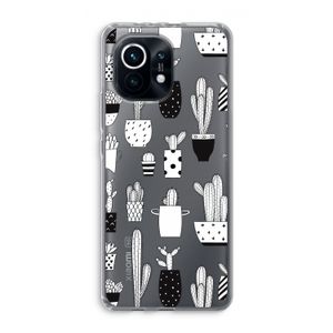 Cactusmotief: Xiaomi Mi 11 Transparant Hoesje