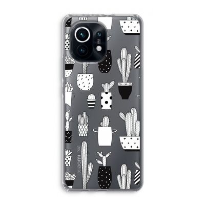 Cactusmotief: Xiaomi Mi 11 Transparant Hoesje