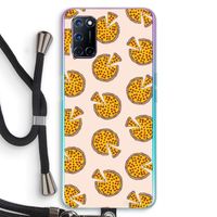 You Had Me At Pizza: Oppo A52 Transparant Hoesje met koord