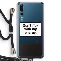 My energy: Huawei P20 Pro Transparant Hoesje met koord