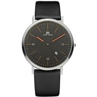 Horlogeband Danish Design IQ23Q827 Leder Zwart 20mm - thumbnail