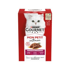Purina Gourmet Mon Petit - Maaltijdzakje - Rund, Kalf en Lam - 12 x 50 g