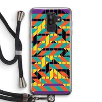 Skew Bee 2: Samsung Galaxy J8 (2018) Transparant Hoesje met koord