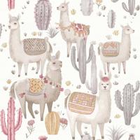 Cristiana Masi MiniMe Behang met alpaca's - 17111