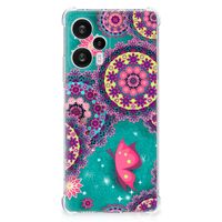 Xiaomi Poco F5 Back Cover Cirkels en Vlinders - thumbnail