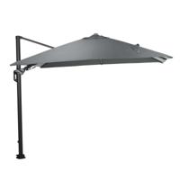 Hawaii Lumen parasol - 300x300 cm - carbon black - dark grey