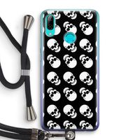 Musketon Skulls: Huawei P Smart (2019) Transparant Hoesje met koord