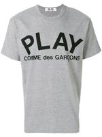 Comme Des Garçons Play printed logo T-shirt - Gris - thumbnail