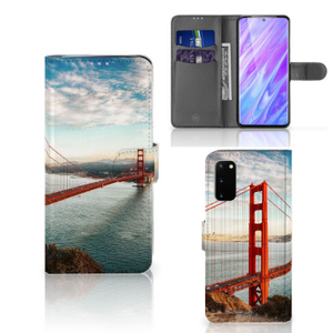 Samsung Galaxy S20 Flip Cover Golden Gate Bridge