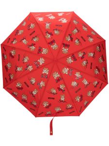 Moschino Teddy Bear compact umbrella - Rouge