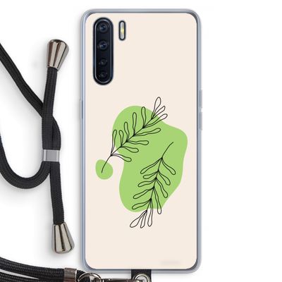Beleaf in you: Oppo A91 Transparant Hoesje met koord