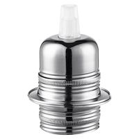 Home sweet home metalen 2-rings fitting E27 - mat staal