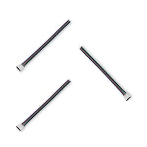 3x RGBWW LED-strip connector snoer 15 cm