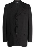 Comme des Garçons Homme Deux blazer en laine à simple boutonnage - Noir - thumbnail