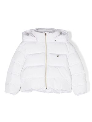 Herno Kids doudoune à patch logo - Blanc