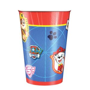 Paw Patrol thema feest drinkbekers - 16x stuks - 250 ml - karton - Kinderverjaardag/kinderfeestje