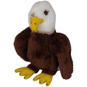 Pluche knuffel dieren Amerikaanse Zeearend roofvogel van 15 cm   -