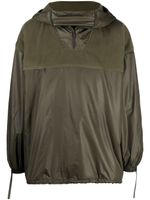 Paria Farzaneh hoodie zippé à empiècements contrastants - Vert