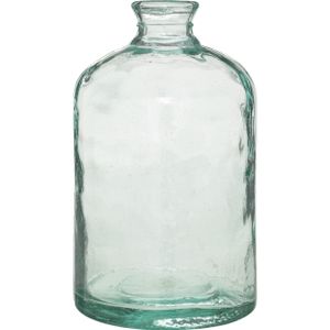 Atmosphera bloemenvaas Apotheker Fles model - transparant - glas - H32 x D18 cm