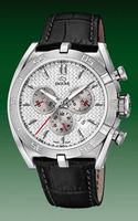 Horlogeband Jaguar J857-1 / J857-4 / J857-5 / J857-7 Leder Zwart 3mm