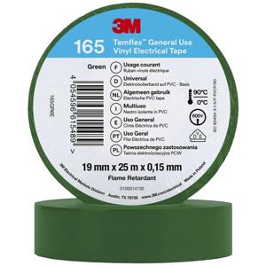 3M Temflex™ 165 165GR6E Isolatietape Temflex 165 Groen (l x b) 25 m x 19 mm 1 stuk(s)