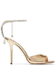 Jimmy Choo sandales Saeda 100 mm - Or