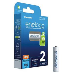 Panasonic Eneloop BK-4MCDE/2BE Oplaadbare AAA batterijen 800mAh - 2 stuks.