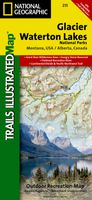 Wandelkaart - Topografische kaart 215 Glacier - Waterton Lakes National Park | National Geographic - thumbnail