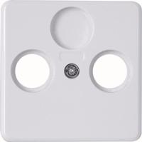 Enzo kopp hk02 wit afdekraam voor coax 4621040