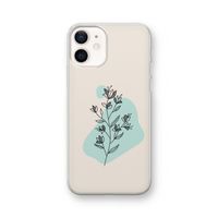 Violets are blue: iPhone 12 Transparant Hoesje