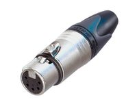 Neutrik NC5FXX kabel-connector XLR Zwart, Metallic - thumbnail