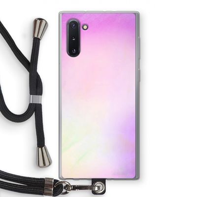 Flow mist pastel: Samsung Galaxy Note 10 Transparant Hoesje met koord