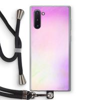 Flow mist pastel: Samsung Galaxy Note 10 Transparant Hoesje met koord
